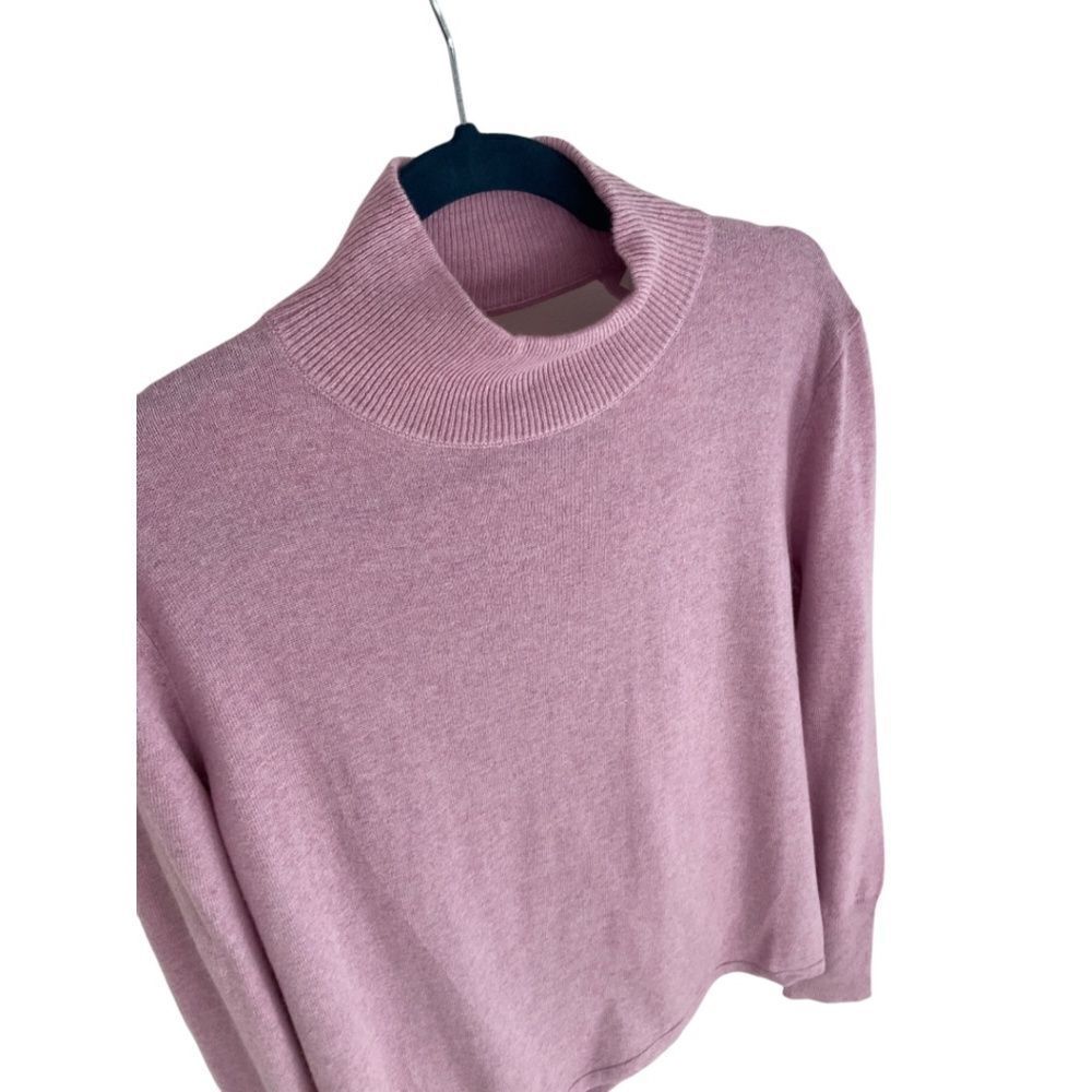 Atoir Lilac Open-Back Mock Neck Sweater - Picture 3 of 12